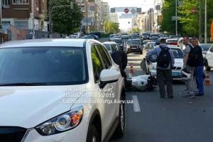 В столице 30-летняя женщина на «Kawasaki» влетела в джип