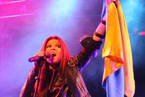 Руслана на концерте в Мюнхене была рада поклонникам из Москвы