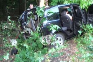В Черкасской области авто врезалось в дерево: 2 человека пострадали и 1 - погиб на месте