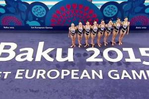 Сборная Украины по синхронному плаванию квалифицировалась в финал Европейских игр