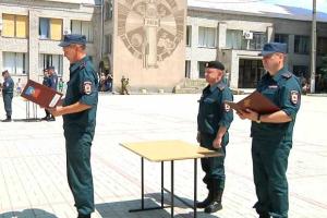 Выпускники "училища МВД" приняли присягу на верность боевикам