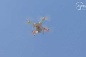 Во время выступления Авакова в Мариуполе в небе появился БПЛА 