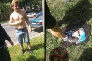 В Беларуси прямо на улице раздевают любителей Путина