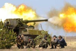 В обстрелах Марьинки принимали участие 152-мм самоходные орудия 2С5 «Гиацинт» боевиков