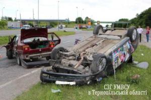 В ДТП на Тернопольщине пострадали 3 человека