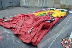 В Доброполье у жителя украли надувной батут и горку