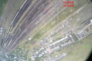 Беспилотник зафиксировал сотни вагонов в Дебальцево