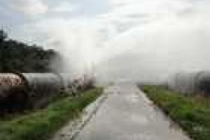 В результате обстрела Горловки был поврежден один из участков канала "Северский Донец-Донбасс"