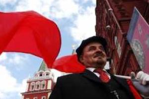 В Москве двойники Сталина и Ленина избили друг друга