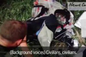 В сети появилось видео боевиков "ДНР" с места крушения "Боинга"