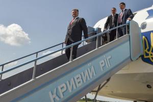 Порошенко прибыл в Кривой Рог
