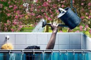 Строим летний душ на даче