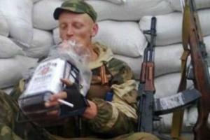 В Луганске пьяный боевик запустил в своего собутыльника гранатой