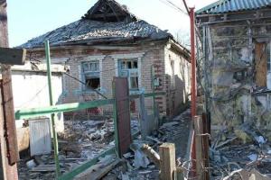 Беспилотник заснял разрушенную Горловку