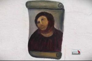 Превратившая фреску Иисуса в посмешище испанка получила половину прибыли от репродукций