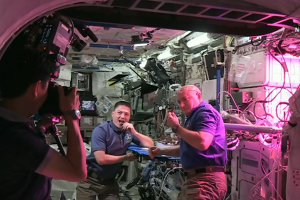 Астронавты МКС попробовали выращенные на орбите овощи