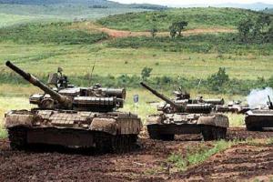 Возле российско-украинской границы замечены колонны танков