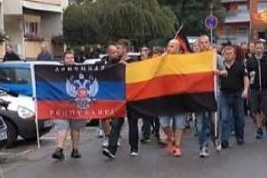 В Германии прошел марш неонацистов под флагом "ДНР"