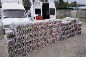 На оккупированную территорию не доехали 135 ящиков контрафактной водки