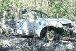 Ужасные кадры! В сети показали фото с места расстрела мобильной группы на Луганщине