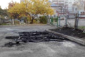 В Ровно снова горел Porsche Cayenne