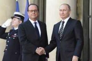 Путин изменил своему обычаю опаздывать - первым прилетел в Париж на встречу "нормандской четверки"
