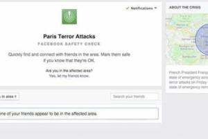 Facebook помогает искать пропавших в Париже людей
