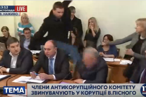 Очередной скандал в украинском политикуме: Парасюк устроил потасовку на антикоррупционном комитете