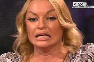 Пьяная Волочкова пришла на ТВ. Видео