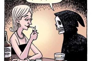 Собчак в свой день рождения решила пофлиртовать со смертью