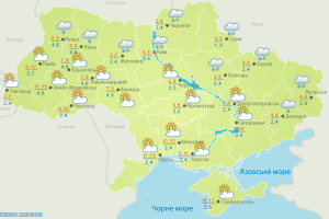 В Украине завтра ожидается мокрый снег