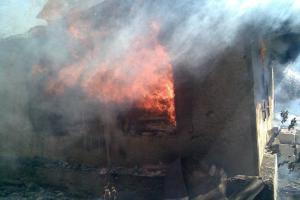 Двое мужчин заживо сгорели в дачном вагончике на Днепропетровщине