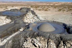 В Крыму произошло извержение грязевого вулкана
