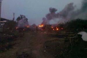 В Горловке снова стреляют, а в районе Зайцево видны вспышки