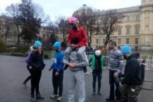 Во Львове прошел турнир "Забег с женами" 