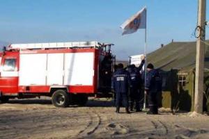 Несмотря на сильный мороз, желающих пересечь КПВВ под Мариуполем не уменьшается 