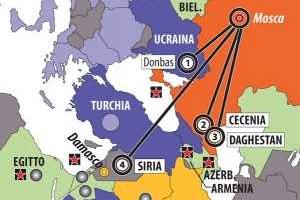 Итальянское издание обозначило на карте Крым частью России