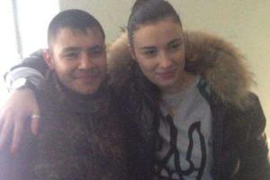 Настя Приходько уехала на передовую