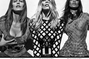 Супермодели Наоми Кэмпбелл, Синди Кроуфорд и Клаудия Шиффер снова покорили мир