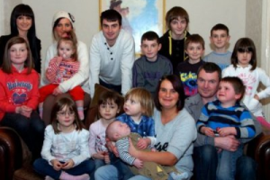 Самая многодетная семья Великобритании ждет 19-го ребенка