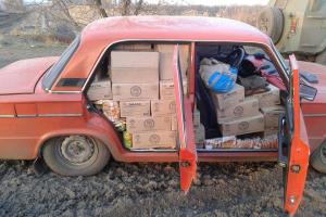 На неподконтрольную украинской власти территорию везли колбасу и консервы