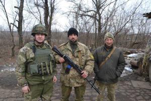 После боя вблизи Зайцево силы АТО захватили российские трофеи