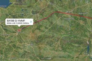 Рейс British Airways из Мумбаи в Лондон поменял курс и направился в Польшу по неизвестной причине 