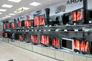 В России продажи телевизоров сократились на 47%