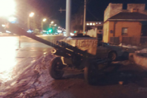 Российские военные после празднования 23 февраля потеряли действующую пушку