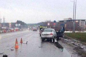 Под Киевом в ДТП пострадали женщина и 3-месячный ребенок