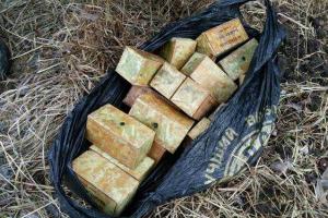 СБУ обнаружила два тайника со взрывчаткой в районе АТО