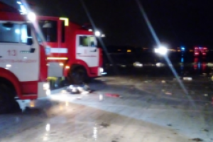 ​Крушение "Боинга-737" в Ростове: в сети появились фото с места трагедии