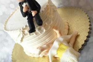 В Instagram набирают популярность торты в честь развода