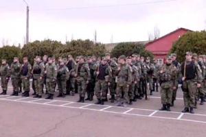 Бойцы спецбатальона «Шторм» отправились в зону АТО